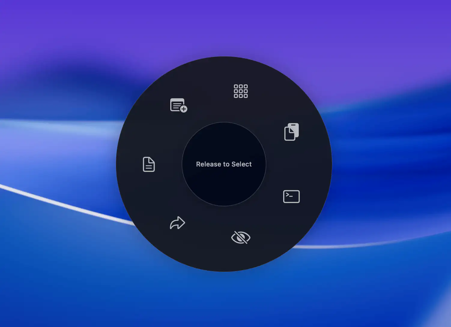Radial preset library showing community workflows